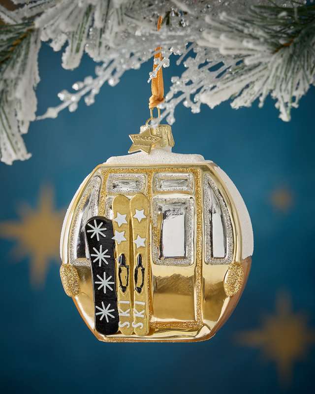 Ski Gondola Christmas Ornament
